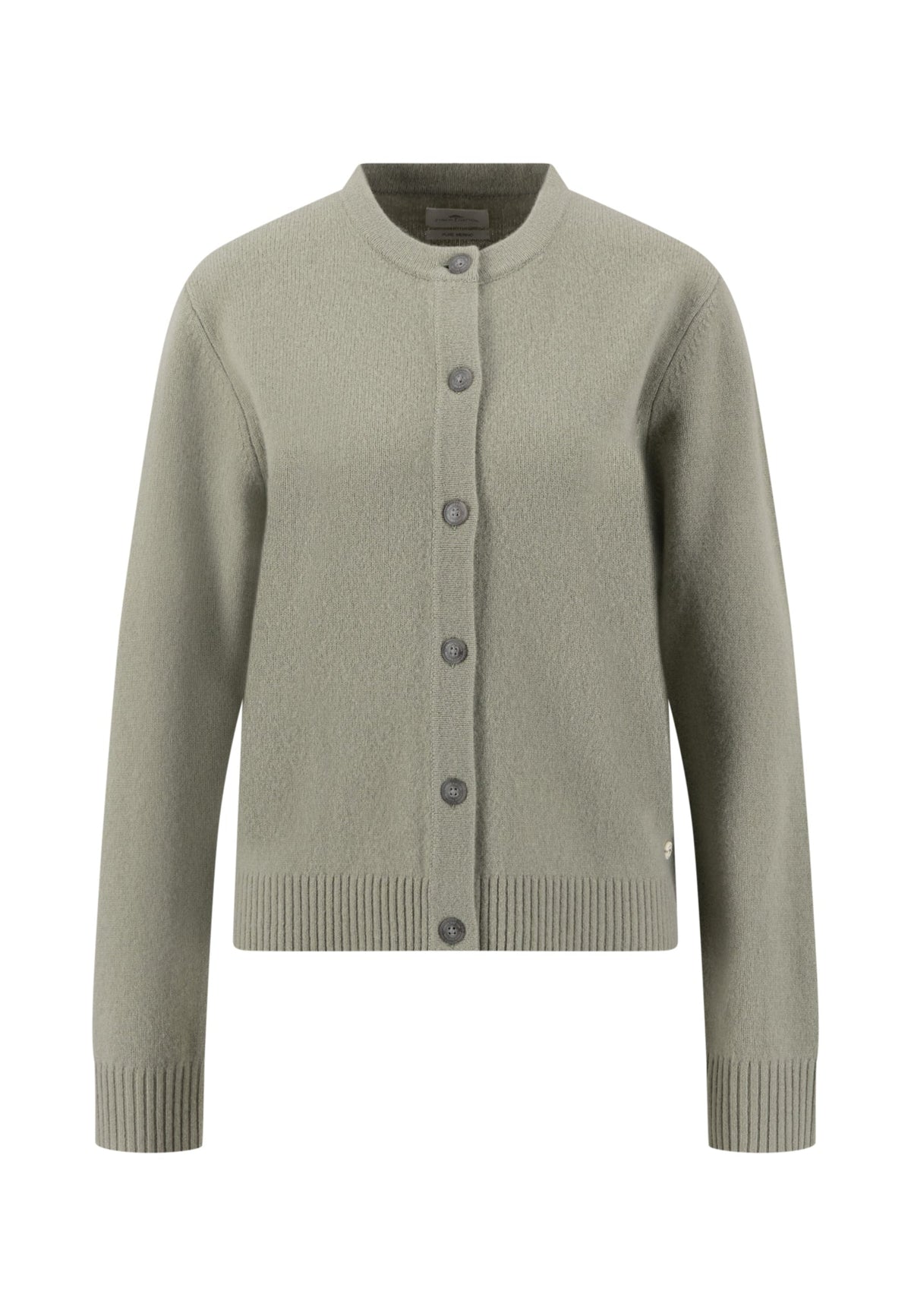 FYNCH HATTON cardigan Dusty Green - voorkant